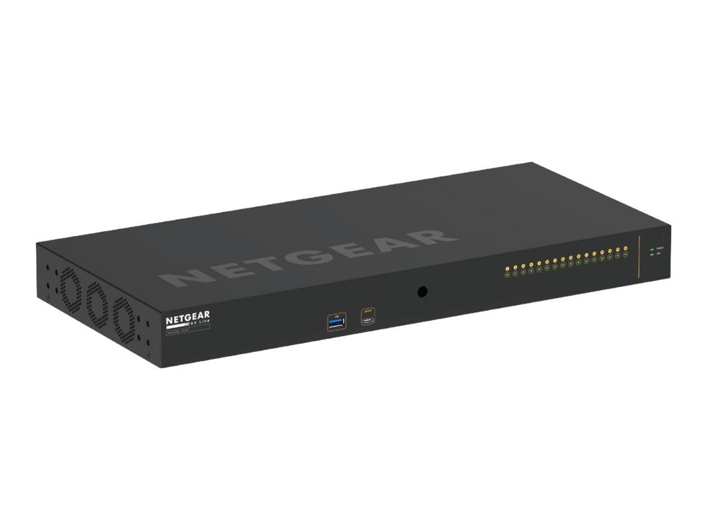 Transceptor de Red Netgear AV Line M4250-16XF 16x1G/10G Fiber SFP+ Managed Switch - vista 2