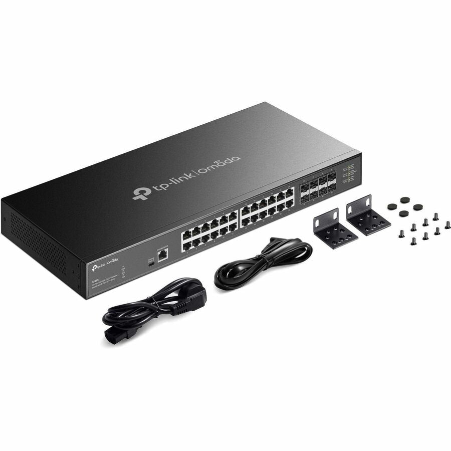 Transceptor de Red Omada 24-Port 10GBASE-T L2+ Managed Switch - vista 6