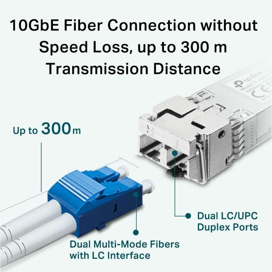 Transceptor de Red Omada Omada 10GBase-SR SFP+ LC Transceiver - vista 6