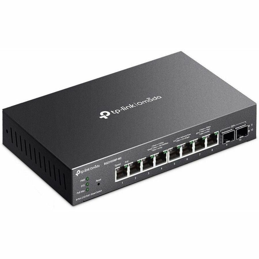 Transceptor de Red Omada Omada 8-Port 2.5GBASE-T and 2-Port 10GE SFP+ Smart Switch - vista 1
