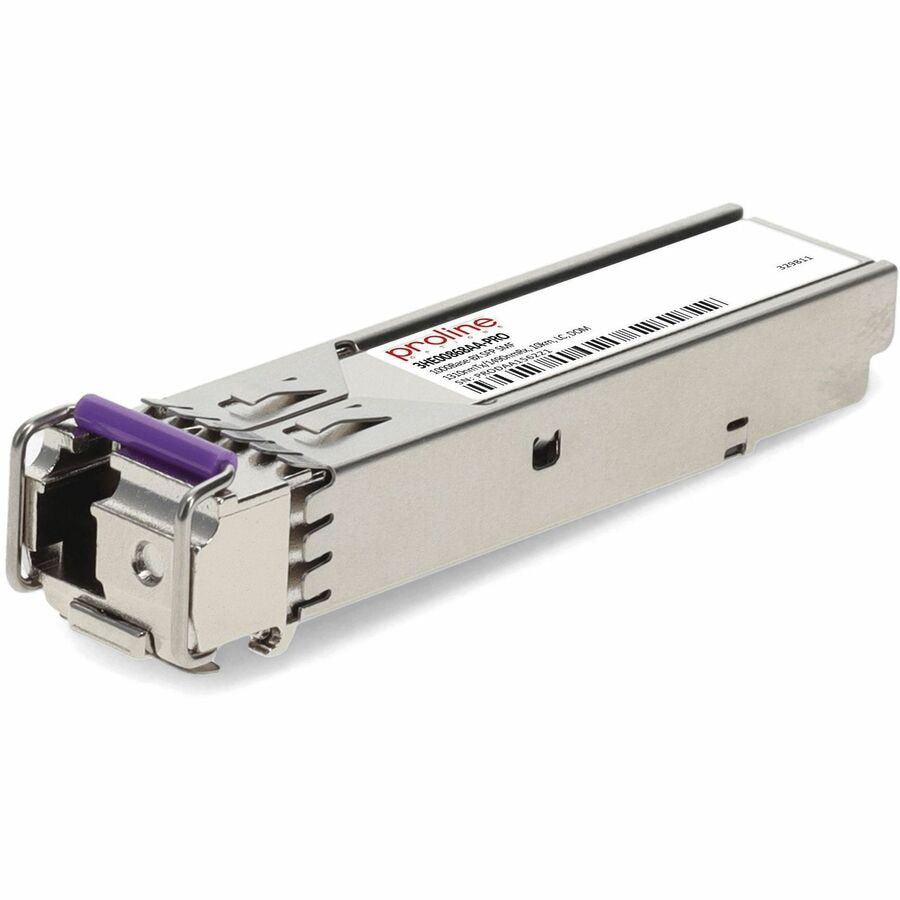 Transceptor de Red Proline Alcatel-Lucent Nokia 3HE00868AA Compatible TAA 1000Base-BX SFP Transceiver (SMF - vista 1