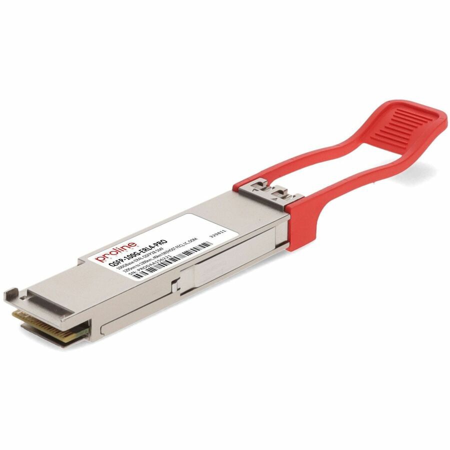 Transceptor de Red Proline Arista Networks® QSFP-100G-ERL4 Compatible TAA 100GBase-ER4L QSFP28 Transceiver (SM - vista 1