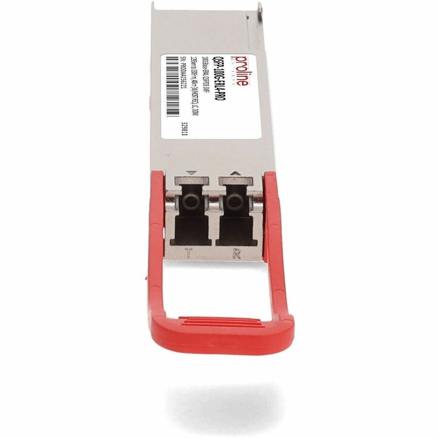 Transceptor de Red Proline Arista Networks® QSFP-100G-ERL4 Compatible TAA 100GBase-ER4L QSFP28 Transceiver (SM - vista 5