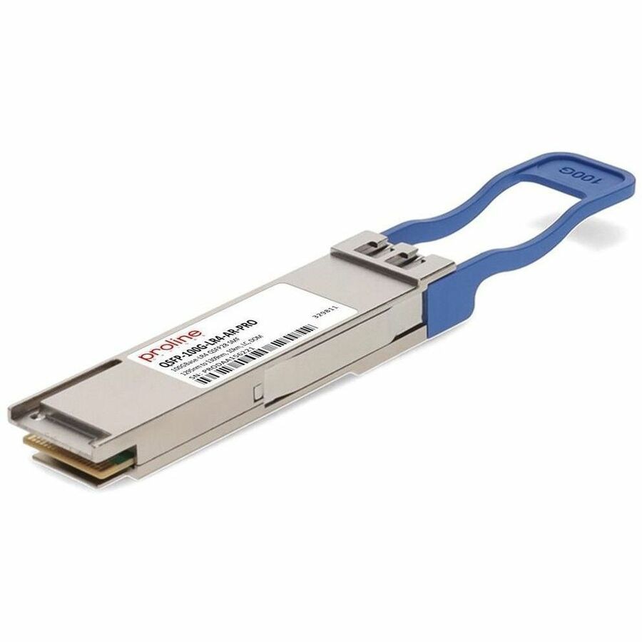 Transceptor de Red Proline Arista Networks QSFP-100G-LR4 Compatible TAA 100GBase-LR4 QSFP28 Transceiver (SMF - vista 1