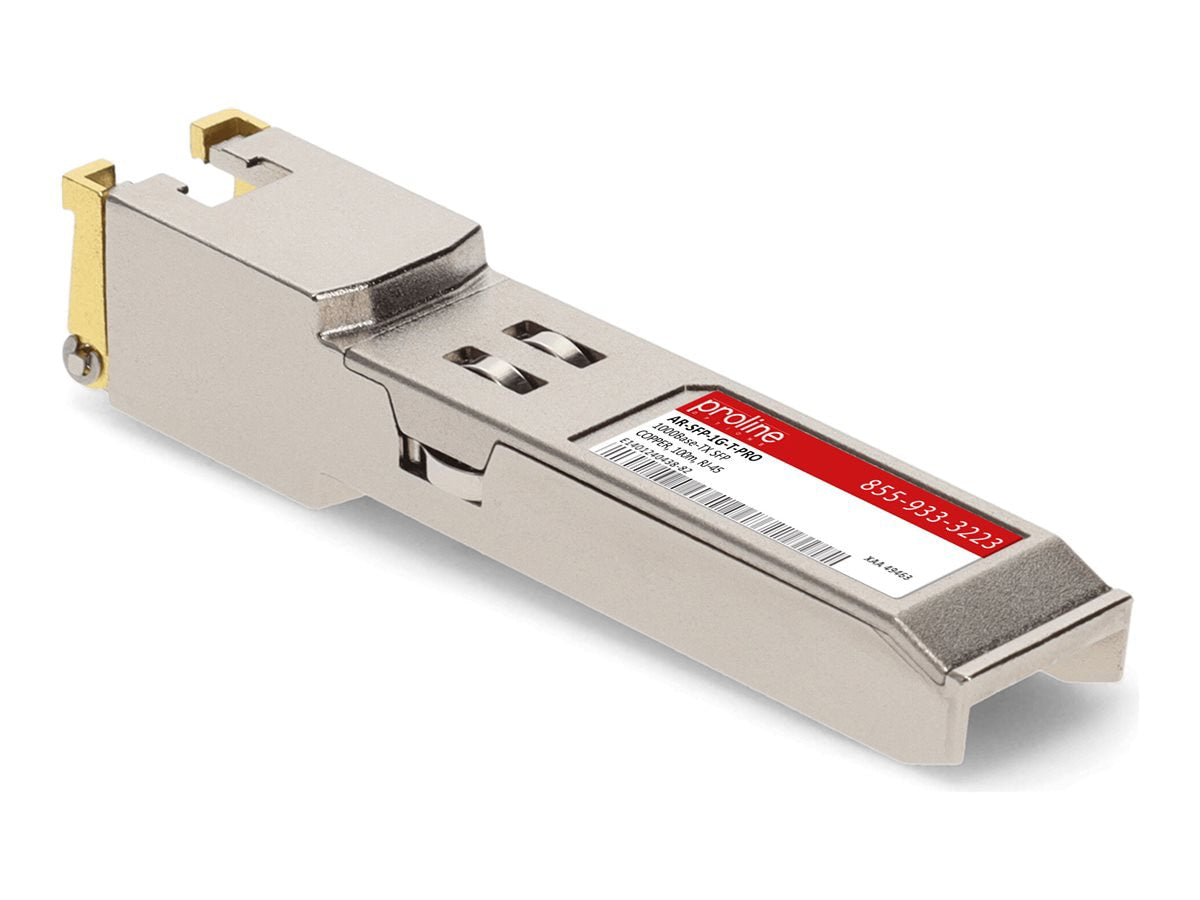 Transceptor de Red Proline Arista Networks SFP-1G-T Compatible TAA 10/100/1000Base-TX SFP Transceiver (Copper - vista 1