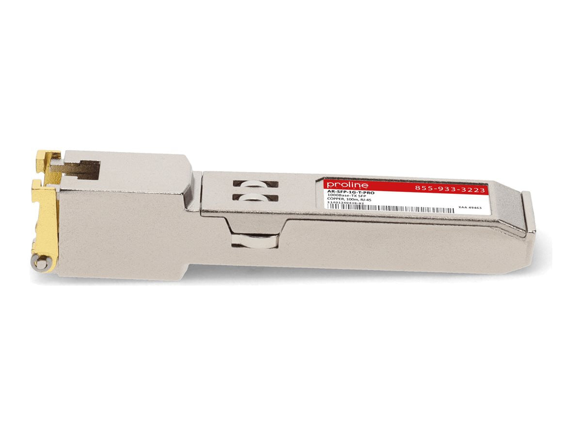 Transceptor de Red Proline Arista Networks SFP-1G-T Compatible TAA 10/100/1000Base-TX SFP Transceiver (Copper - vista 2