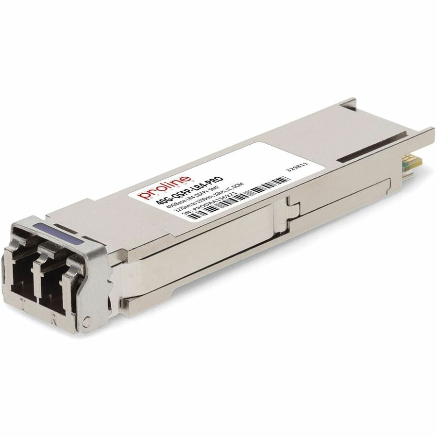 Transceptor de Red Proline Brocade® (Formerly) 40G-QSFP-LR4 Compatible TAA 40GBase-LR4 QSFP+ Transceiver (SMF - vista 1