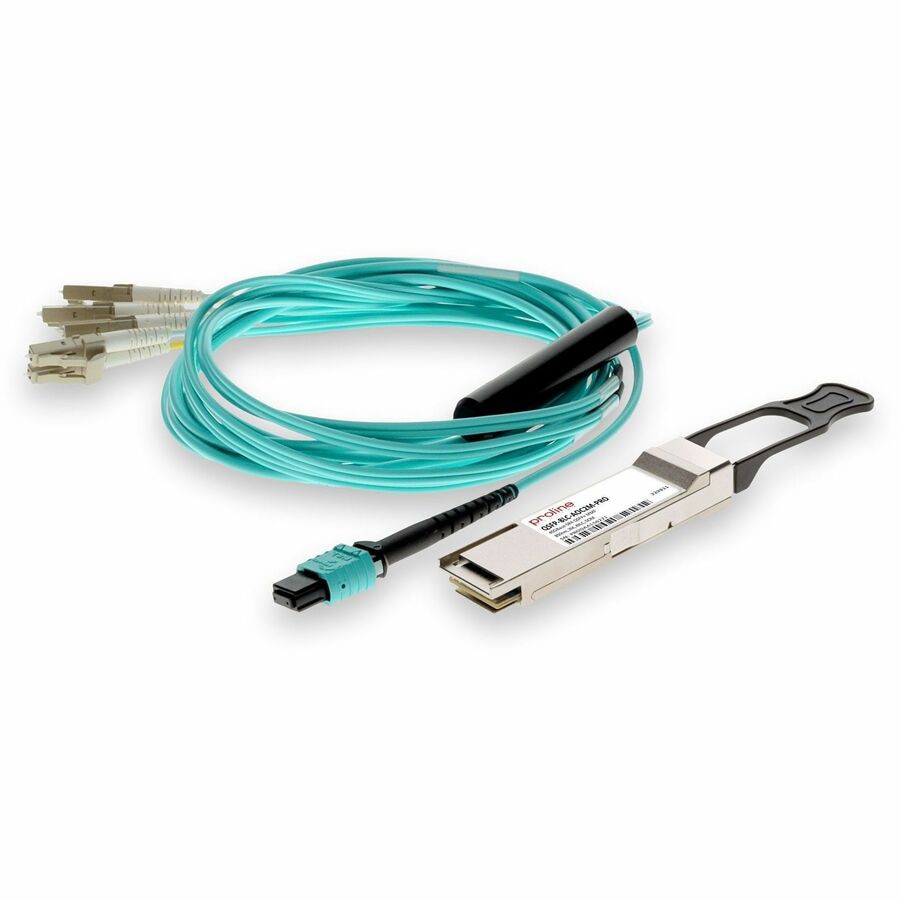 Transceptor de Red Proline Cisco® Compatible TAA 40GBase-SR4 QSFP+ Transceiver (MMF - vista 1