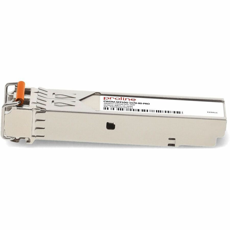 Transceptor de Red Proline Cisco® CWDM-SFP10G-1570-80 Compatible TAA 10GBase-CWDM SFP+ Transceiver (SMF - vista 3