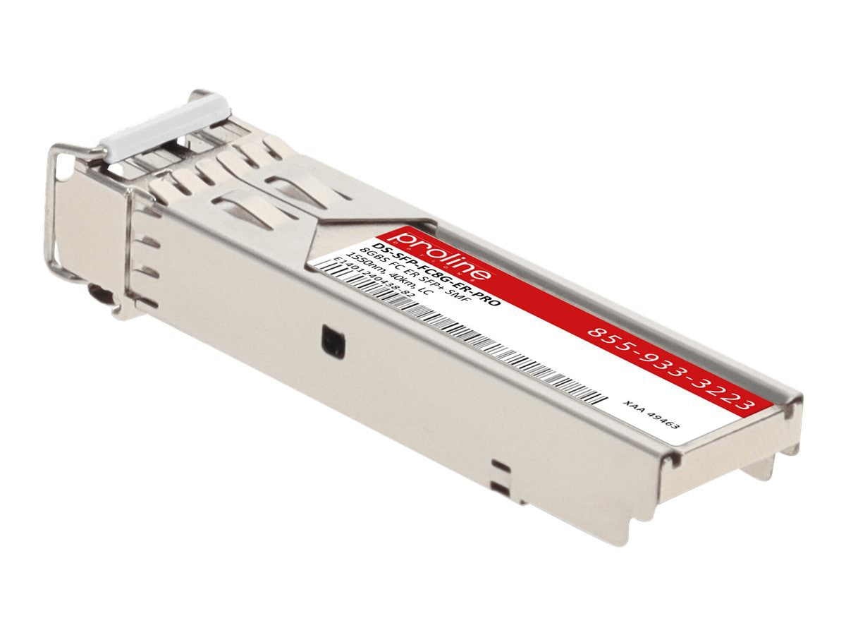 Transceptor de Red Proline Cisco® DS-SFP-FC8G-ER Compatible TAA Compliant 8GBase-LW Fibre Channel SFP+ Transce - vista 2