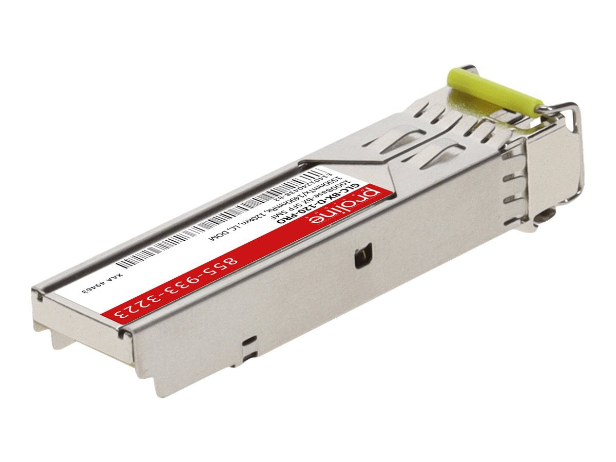 Transceptor de Red Proline Cisco® GLC-BX-D-120 Compatible TAA 1000Base-BX SFP Transceiver (SMF - vista 5