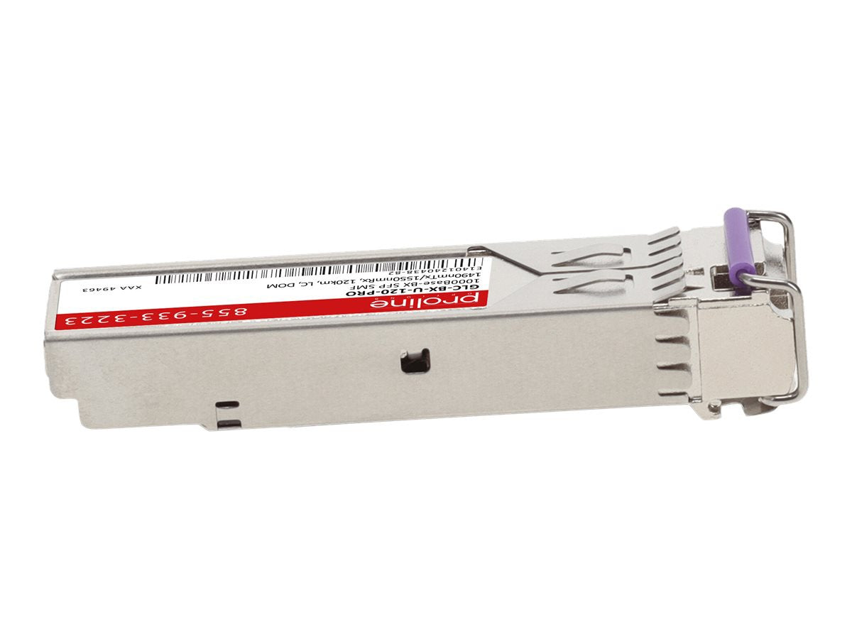 Transceptor de Red Proline Cisco® GLC-BX-U-120 Compatible TAA 1000Base-BX SFP Transceiver (SMF - vista 5