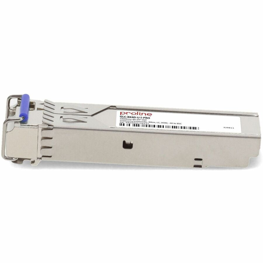 Transceptor de Red Proline Cisco® GLC-BX40-U-I Compatible TAA 1000Base-BX SFP Transceiver (SMF - vista 2