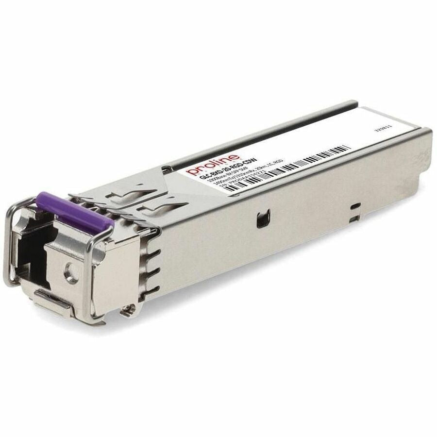Transceptor de Red Proline Cisco® GLC-BXD-20-RGD Compatible TAA 1000Base-BX SFP Transceiver (SMF - vista 1
