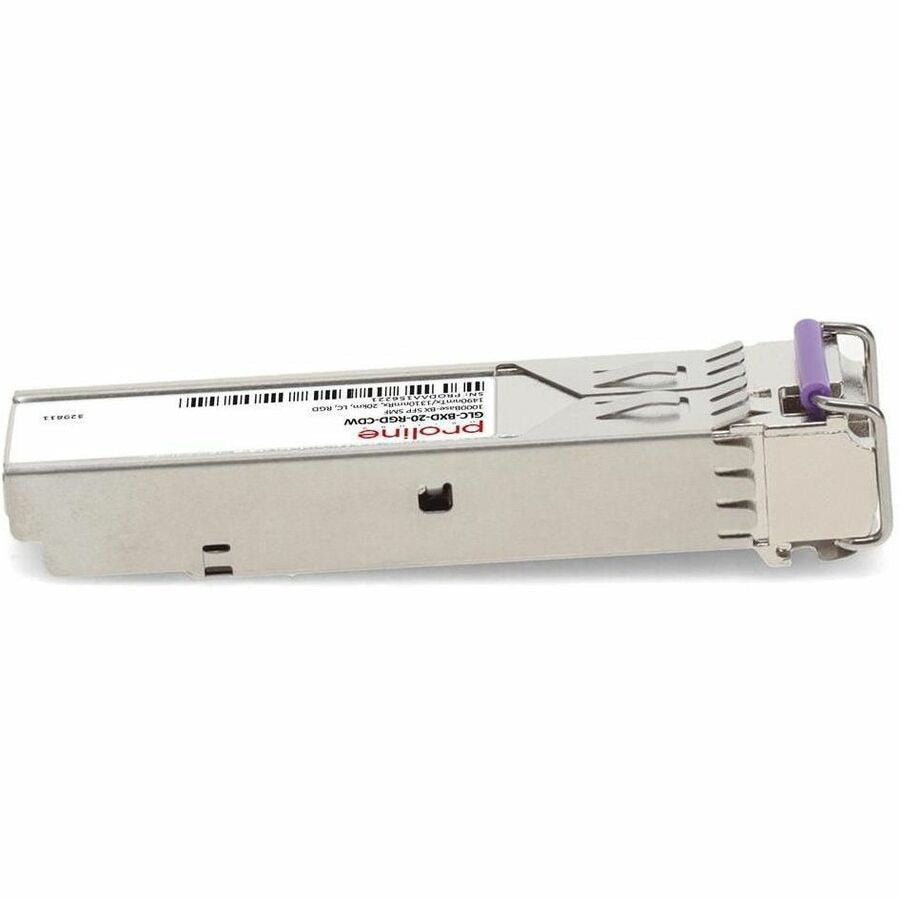 Transceptor de Red Proline Cisco® GLC-BXD-20-RGD Compatible TAA 1000Base-BX SFP Transceiver (SMF - vista 6