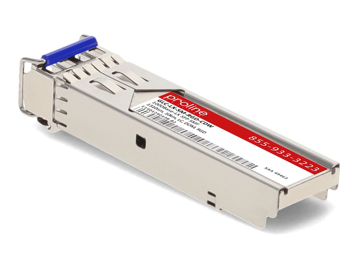 Transceptor de Red Proline Cisco GLC-LX-SM-RGD Compatible 1000Base-LX SFP Transceiver (SMF - vista 1