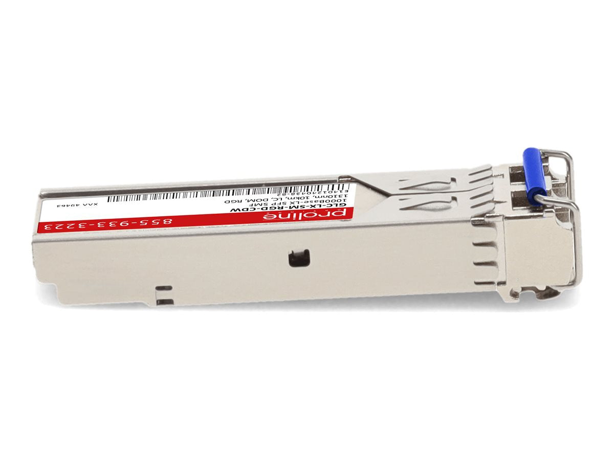 Transceptor de Red Proline Cisco GLC-LX-SM-RGD Compatible 1000Base-LX SFP Transceiver (SMF - vista 4