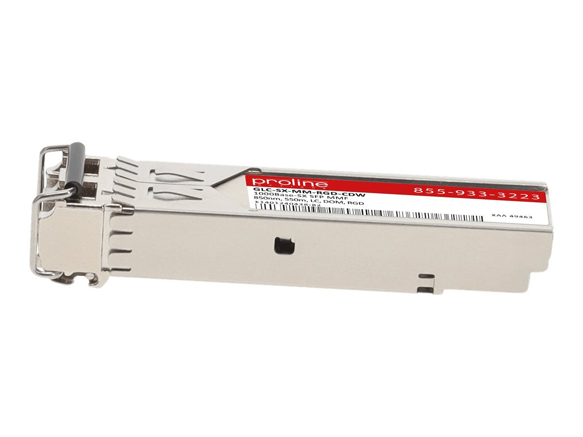 Transceptor de Red Proline Cisco GLC-SX-MM-RGD Compatible TAA 1000Base-SX SFP Transceiver (MMF - vista 2