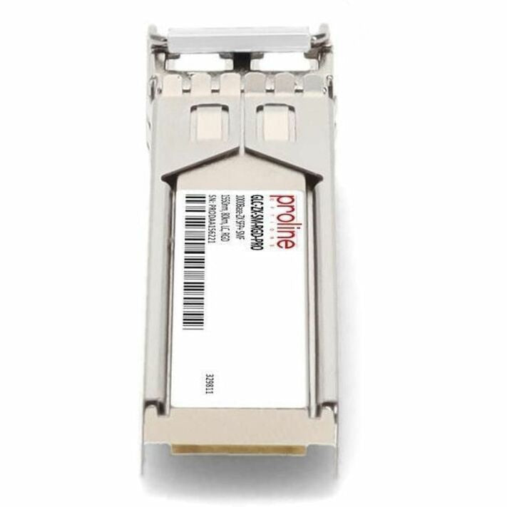 Transceptor de Red Proline Cisco® GLC-ZX-SM-RGD Compatible TAA 1000Base-ZX SFP+ Transceiver (SMF - vista 4