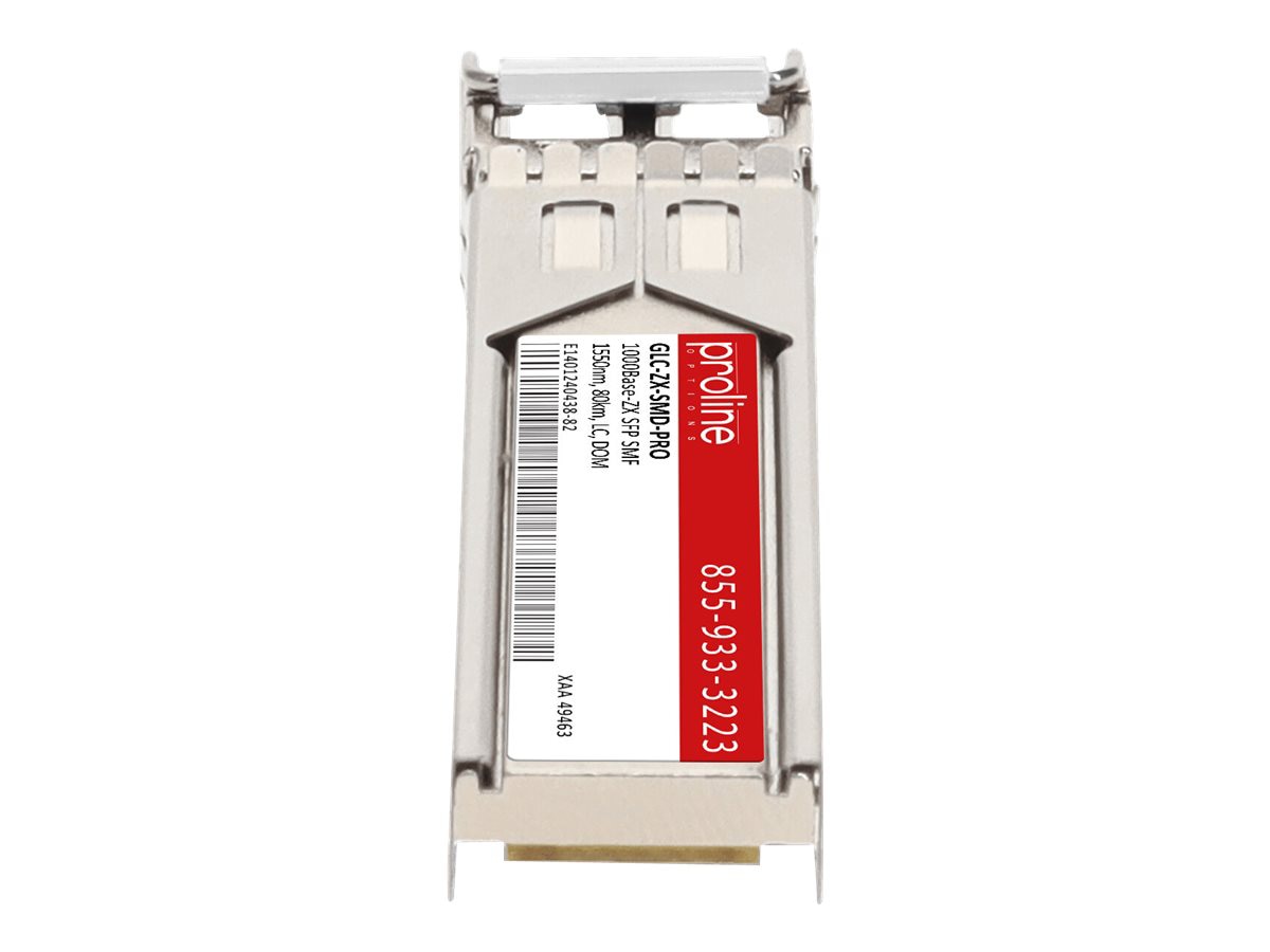Transceptor de Red Proline Cisco GLC-ZX-SMD Compatible TAA 1000Base-ZX SFP Transceiver (SMF - vista 7