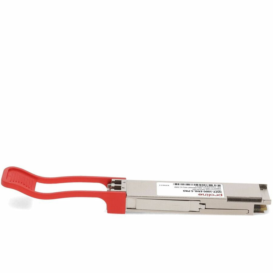 Transceptor de Red Proline Cisco® QSFP-100G-ER4L-S Compatible TAA 100GBase-ER4L QSFP28 Transceiver (SMF - vista 6