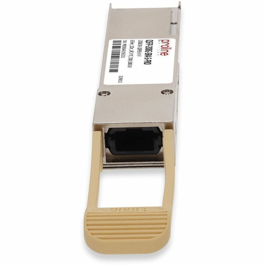 Transceptor de Red Proline Cisco QSFP-200G-SR4-S Compatible TAA 200GBase-SR4 QSFP56 Transceiver (MMF - vista 4