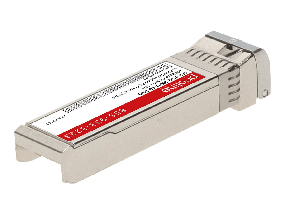 Transceptor de Red Proline Cisco SFP-10G-BX-U-60 Compatible TAA 10GBase-BX SFP+ Transceiver (SMF - vista 4