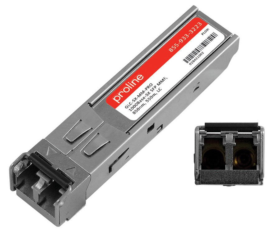 Transceptor de Red Proline Cisco® SFP-10G-SR Compatible TAA 10GBase-SR SFP+ Transceiver (MMF - vista 1