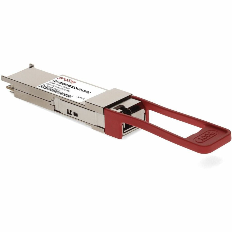 Transceptor de Red Proline Extreme Networks Compatible TAA 100GBase-BX LR1 PAM4 QSFP28 Transceiver Single Lamb - vista 3