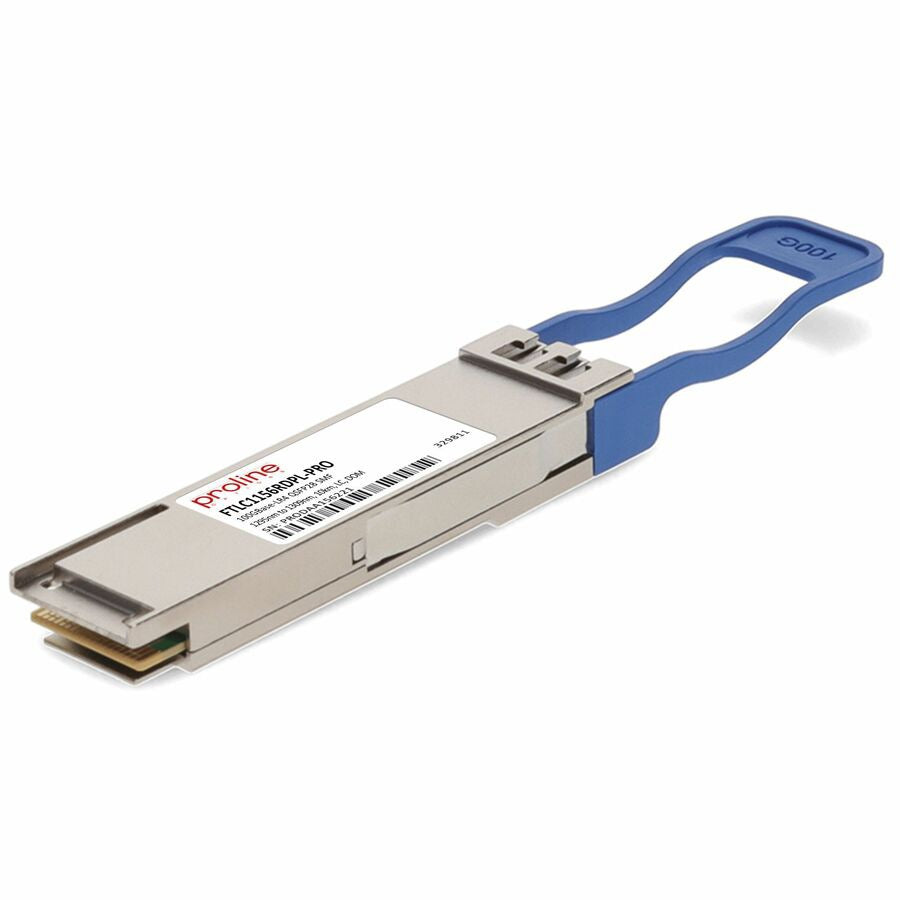 Transceptor de Red Proline Finisar FTLC1156RDPL Compatible TAA 100GBase-LR4 QSFP28 Transceiver (SMF - vista 2