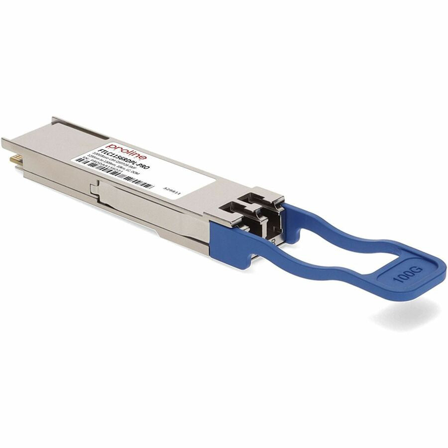 Transceptor de Red Proline Finisar FTLC1156RDPL Compatible TAA 100GBase-LR4 QSFP28 Transceiver (SMF - vista 4