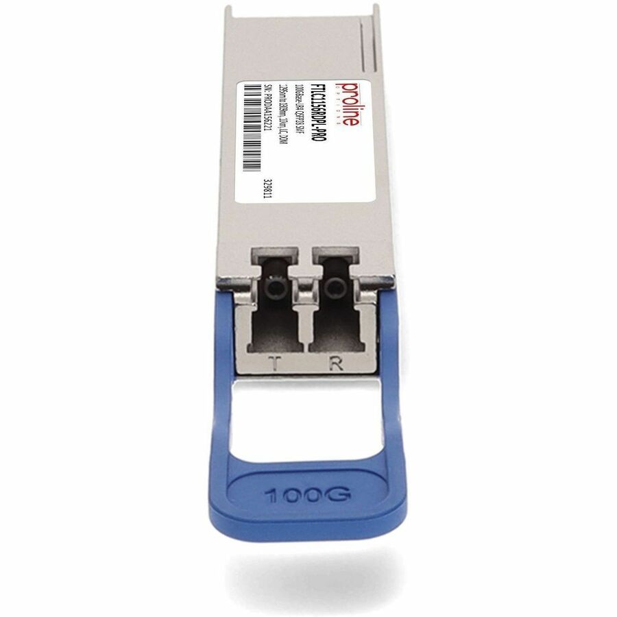 Transceptor de Red Proline Finisar FTLC1156RDPL Compatible TAA 100GBase-LR4 QSFP28 Transceiver (SMF - vista 5