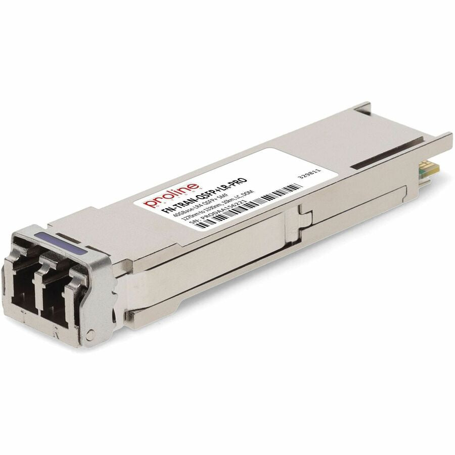 Transceptor de Red Proline Fortinet FN-TRAN-QSFP+LR Compatible TAA 40GBase-LR4 QSFP+ Transceiver (SMF - vista 1