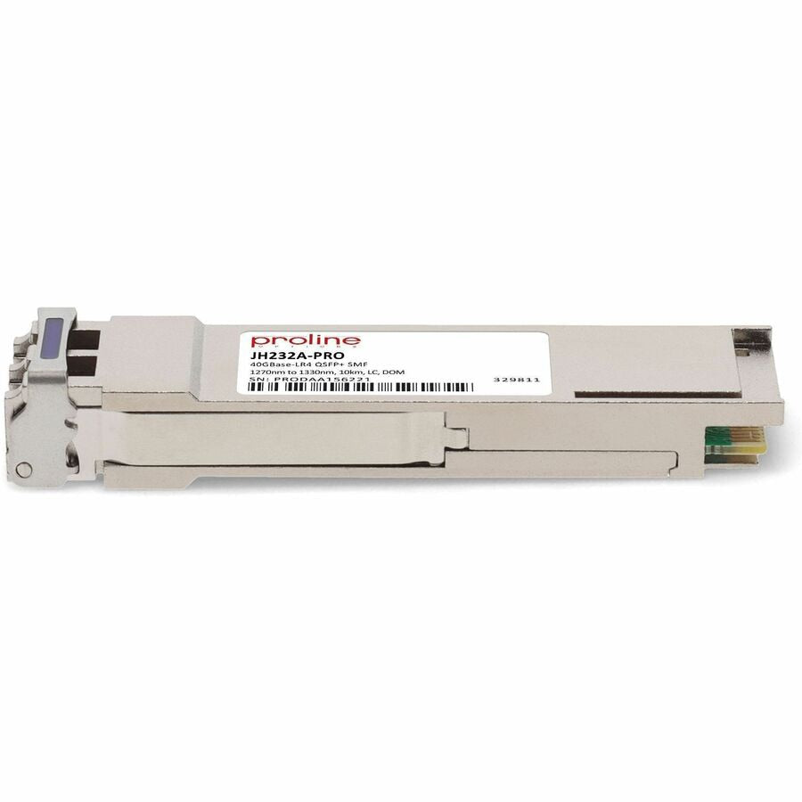 Transceptor de Red Proline HP JH232A Compatible TAA 40GBase-LR4 QSFP+ Transceiver (SMF - vista 3