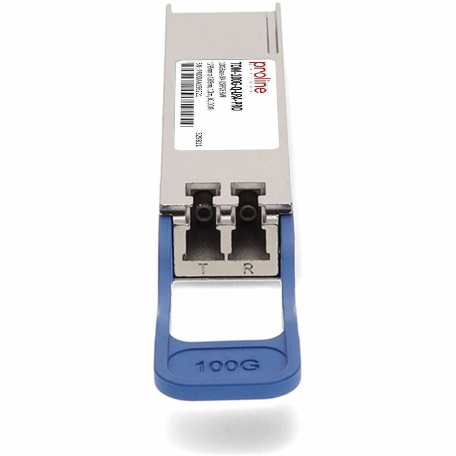 Transceptor de Red Proline Infinera TOM-100G-Q-LR4 Compatible TAA 100GBase-LR4 QSFP28 Transceiver (SMF - vista 4