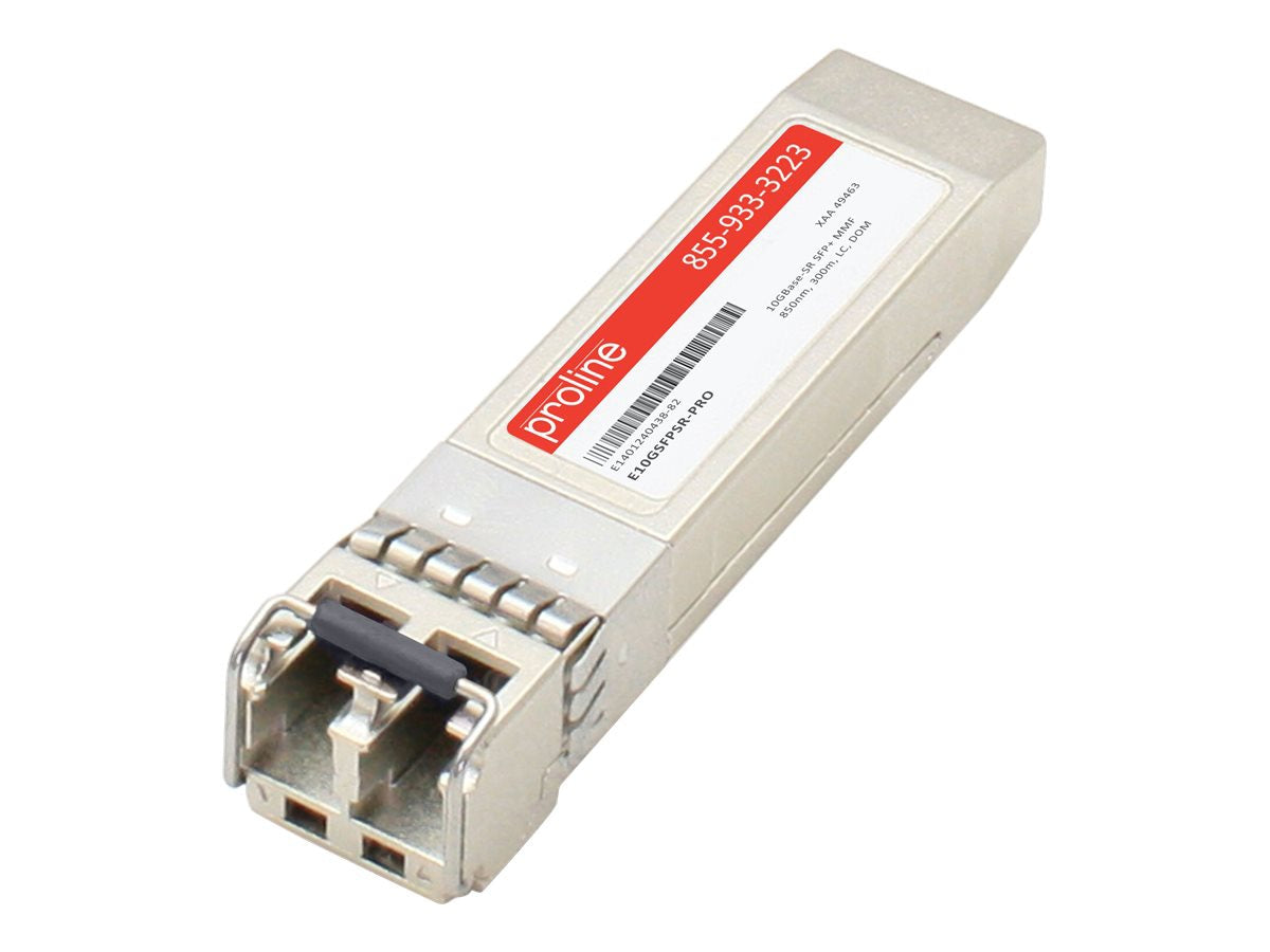 Transceptor de Red Proline Intel® E10GSFPSR Compatible TAA 1G/10GBase-SR SFP+ Transceiver Dual-Rate (MMF - vista 2