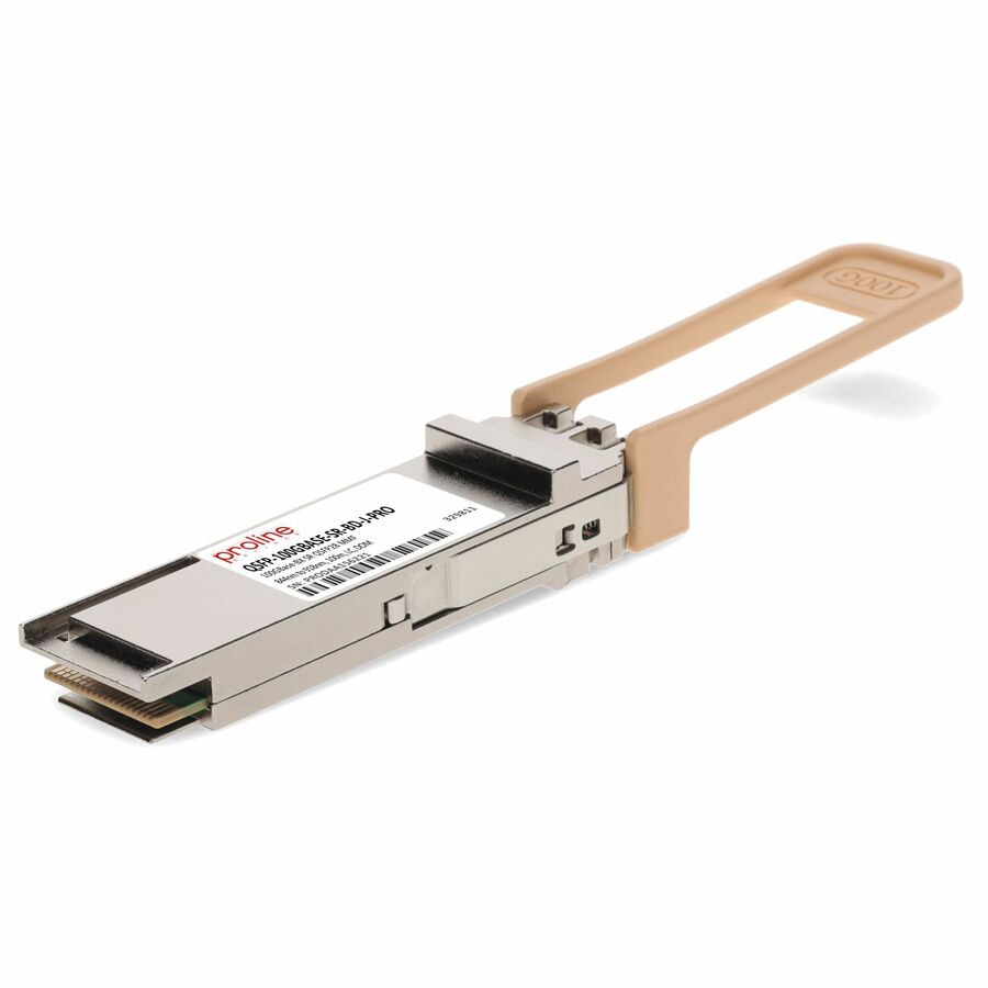 Transceptor de Red Proline Juniper Networks Compatible TAA 100GBase-BX SR1.2 QSFP28 Transceiver (MMF - vista 2
