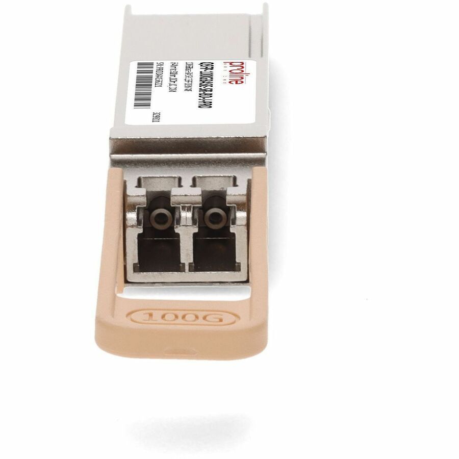Transceptor de Red Proline Juniper Networks Compatible TAA 100GBase-BX SR1.2 QSFP28 Transceiver (MMF - vista 5