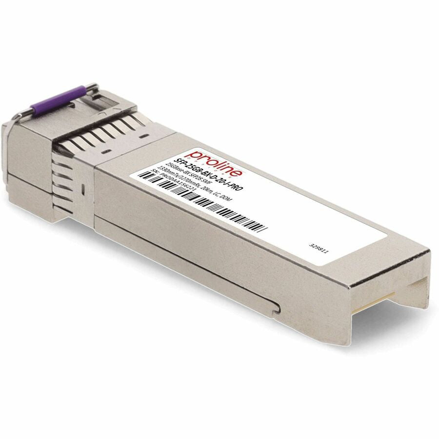 Transceptor de Red Proline Juniper Networks Compatible TAA 25GBase-BX SFP28 Transceiver (SMF - vista 3