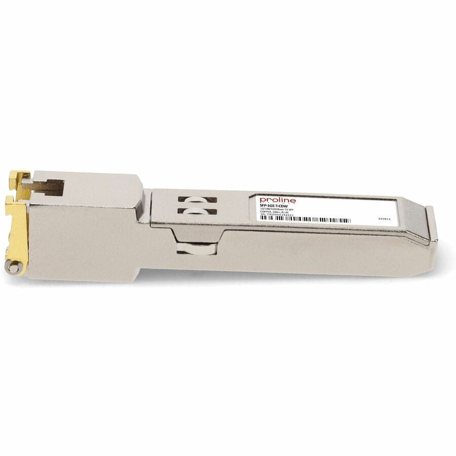 Transceptor de Red Proline Juniper Networks® SFP-1GE-T Compatible TAA 10/100/1000Base-TX SFP Transceiver (Copp - vista 2