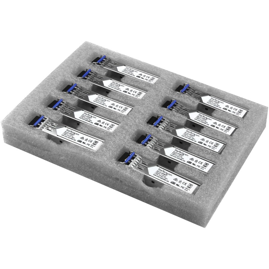 Transceptor de Red StarTech.com StarTech Cisco GLC-LH-SM Compatible SFP Module 10 Pack - vista 1