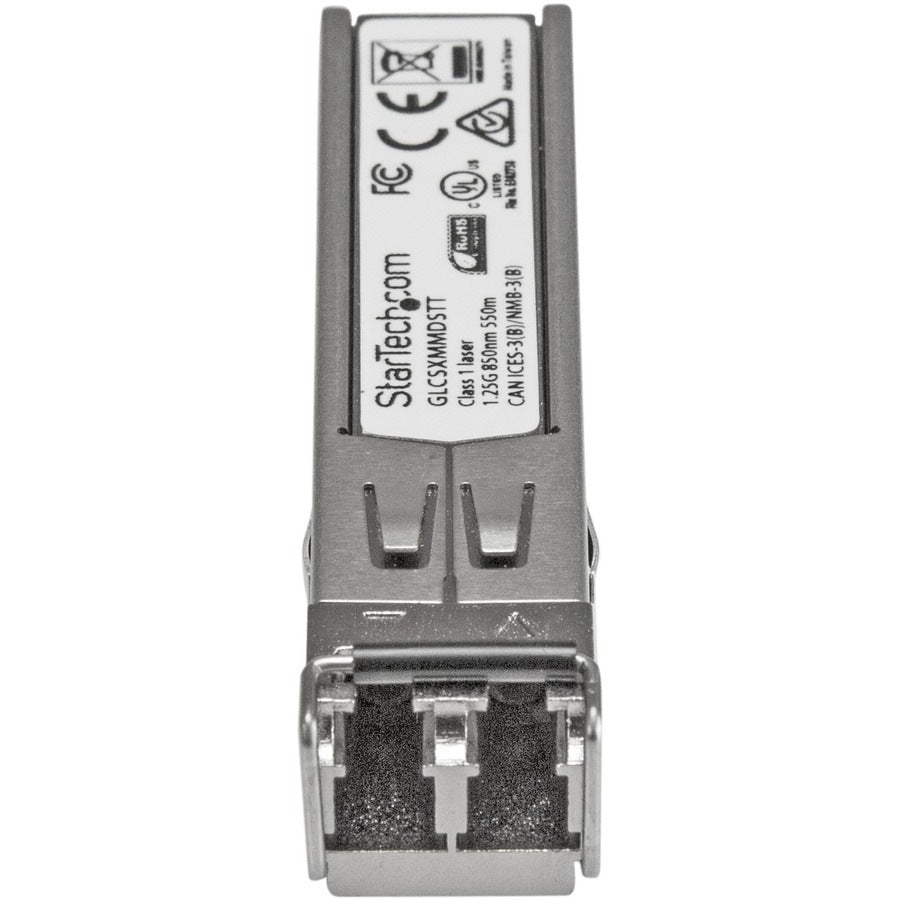 Transceptor de Red StarTech.com StarTech Cisco GLC-SX-MMD Compatible SFP Module - vista 2