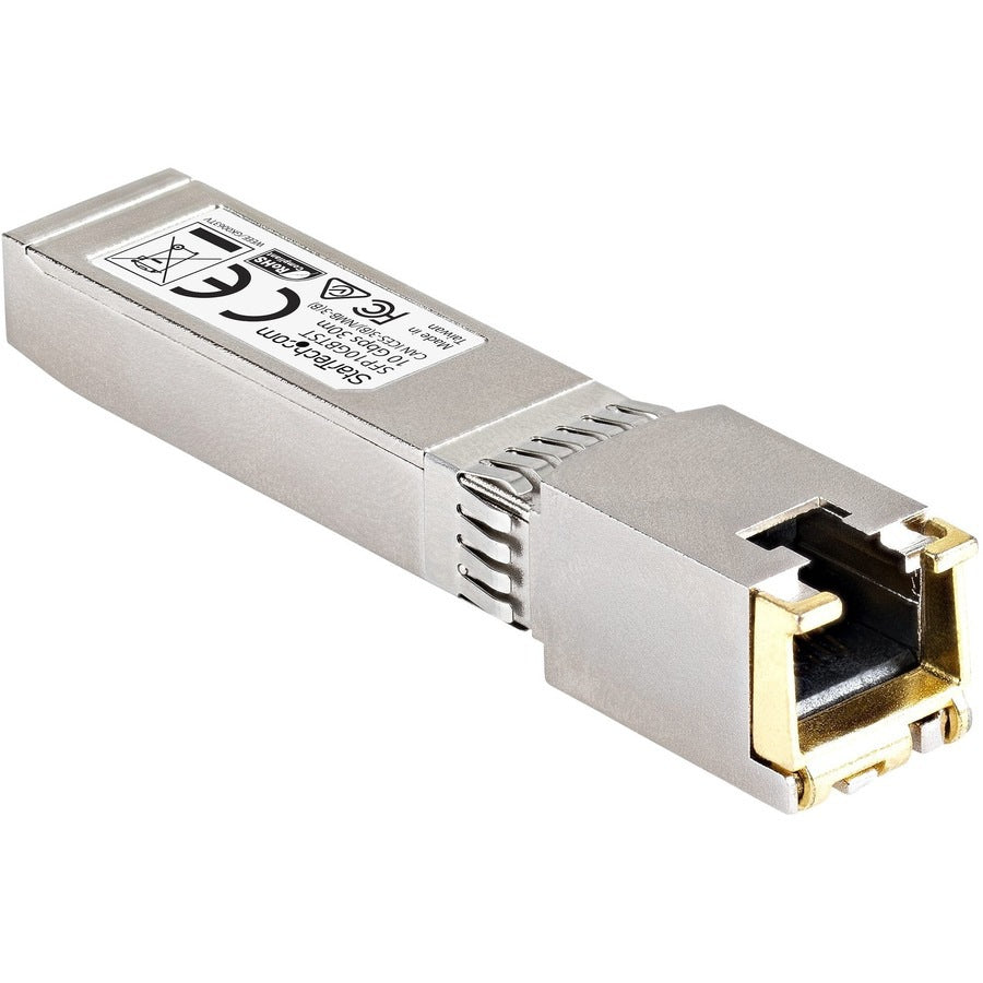 Transceptor de Red StarTech.com StarTech Cisco SFP-10GB-T-X Compatible SFP+ Module - vista 3