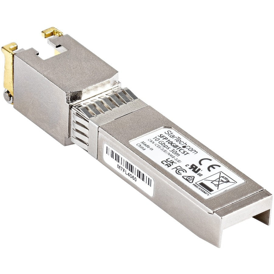 Transceptor de Red StarTech.com StarTech Cisco SFP-10GB-T-X Compatible SFP+ Module - vista 4