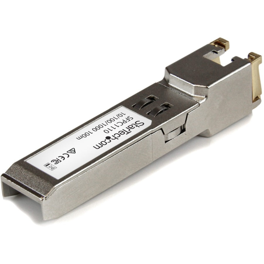 Transceptor de Red StarTech.com StarTech Cisco SFP-GE-T Compatible SFP Module - vista 3