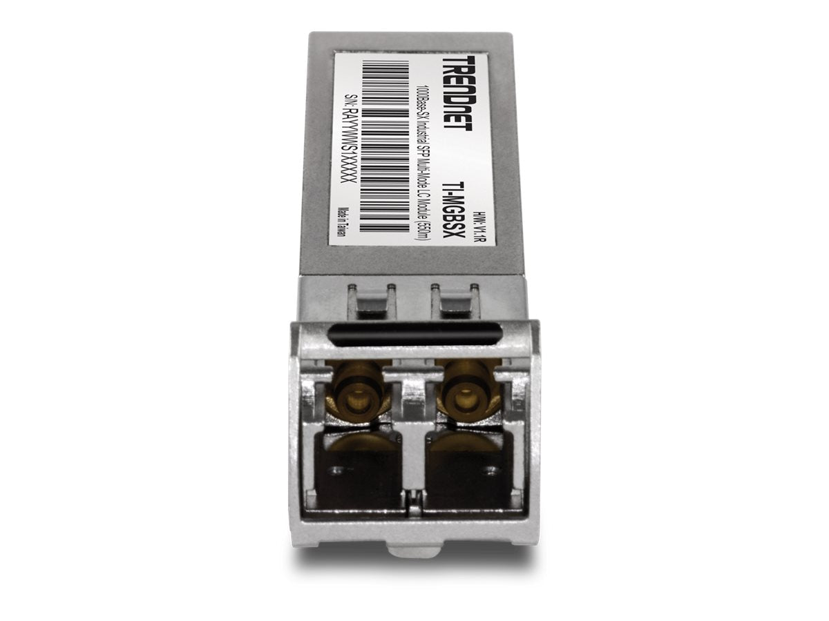 Transceptor de Red TRENDnet 1000Base- SX Industrial SFP to RJ45 Multi-Mode LC Module; TI-MGBSX; Up to 550m (1; - vista 3