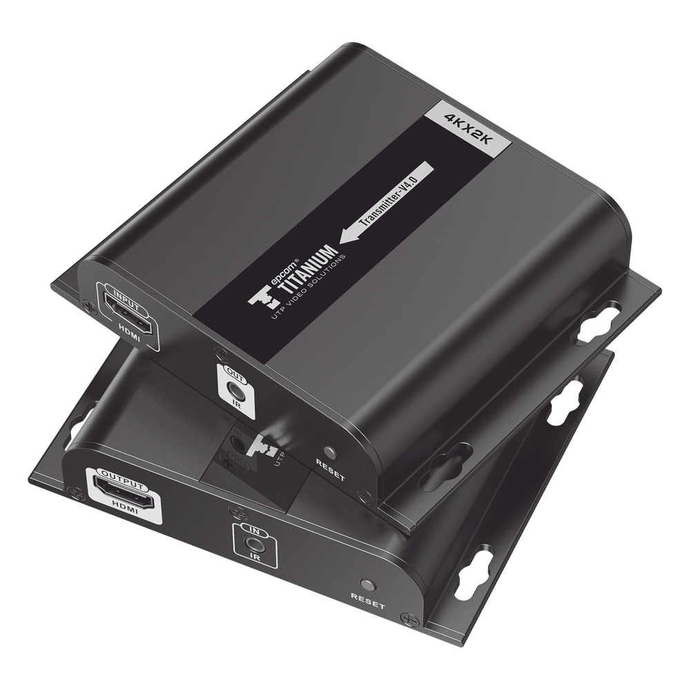 Kit Extensor HDMI para distancias de 120 Epcom Titanium TT-683-4.0 120 m