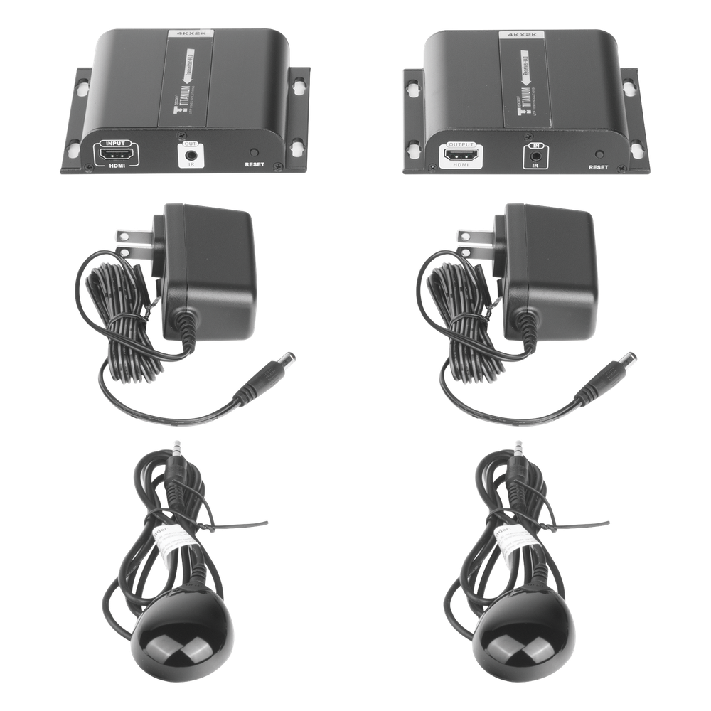 Kit Extensor HDMI para distancias de 120 Epcom Titanium TT-683-4.0 120 m