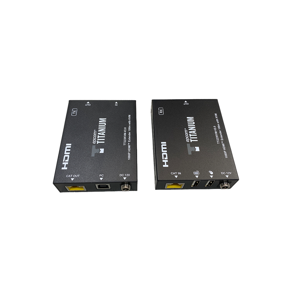 Kit Extensor KVM HDMI + USB | Epcom Titanium TT223KVMV2.0 40 m