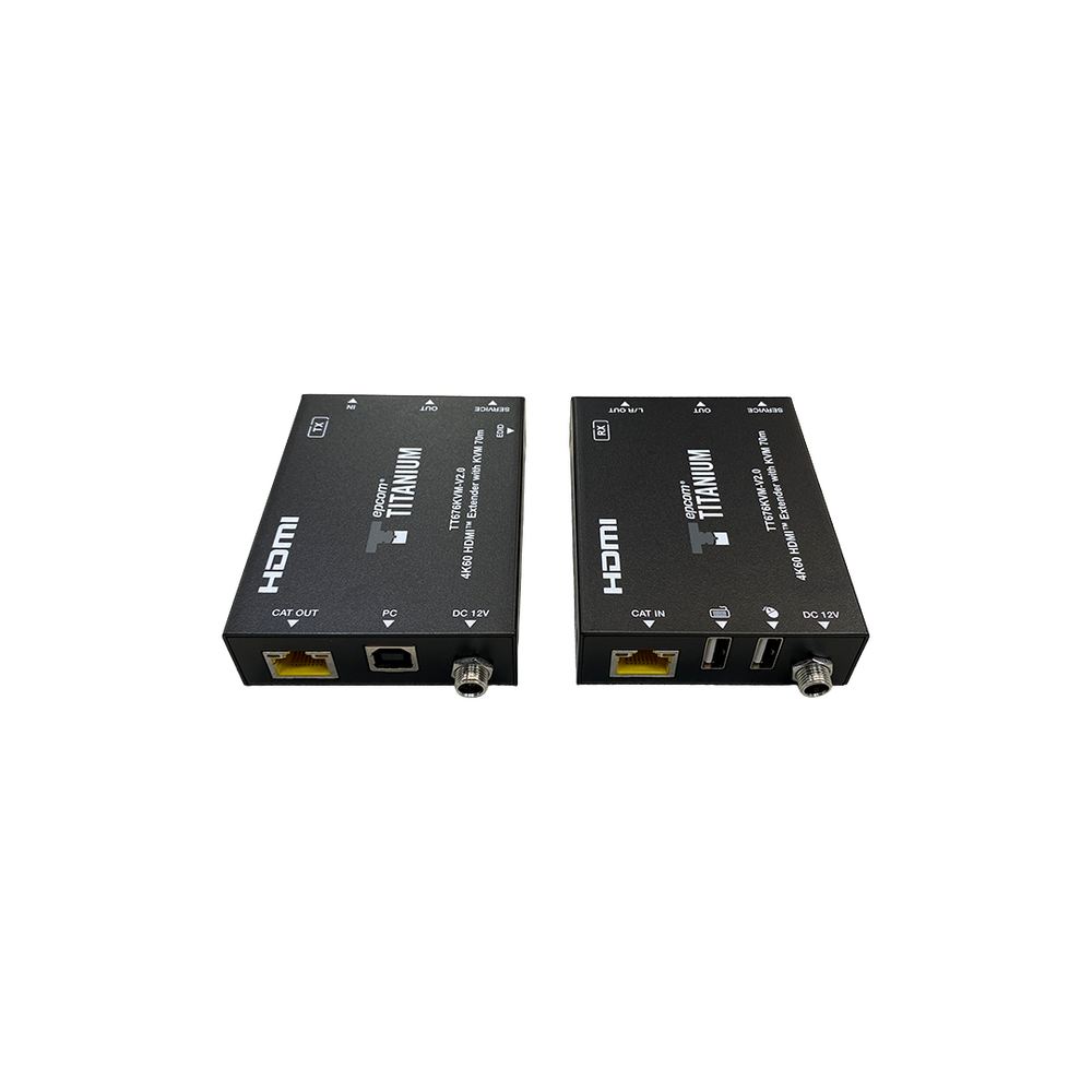 Kit Extensor KVM HDMI + USB Epcom Titanium TT676KVMV2.0 70 m